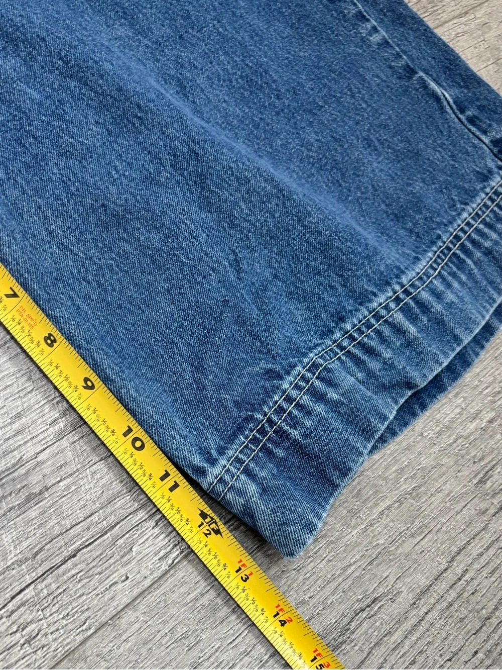 2b Analog Baggy Denim Jorts Shorts Size 2 / S Embroidered Stars Cyber Y2K Rave